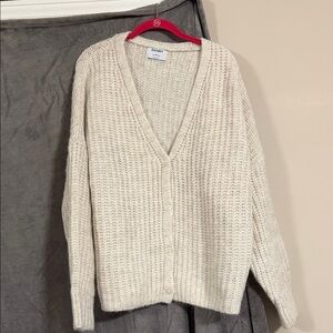 Cozy Knit Cream Sweater